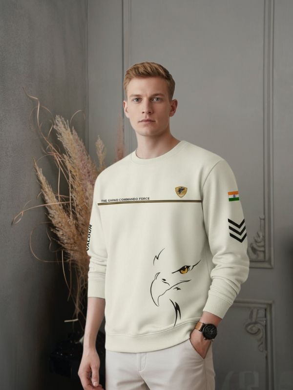 Men's Valour Graphic Commando Force Crewneck Sweatshirt